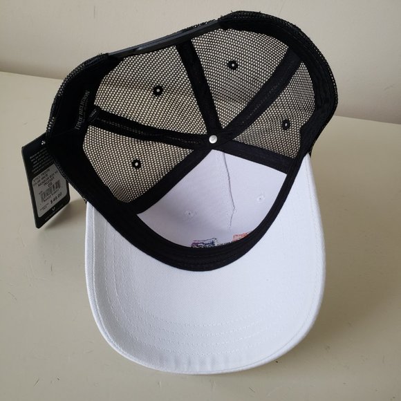 True Religion Horseshoe Logo Rainbow Adjustable Snapback Hat Cap Trucker Mesh - Picture 7 of 10